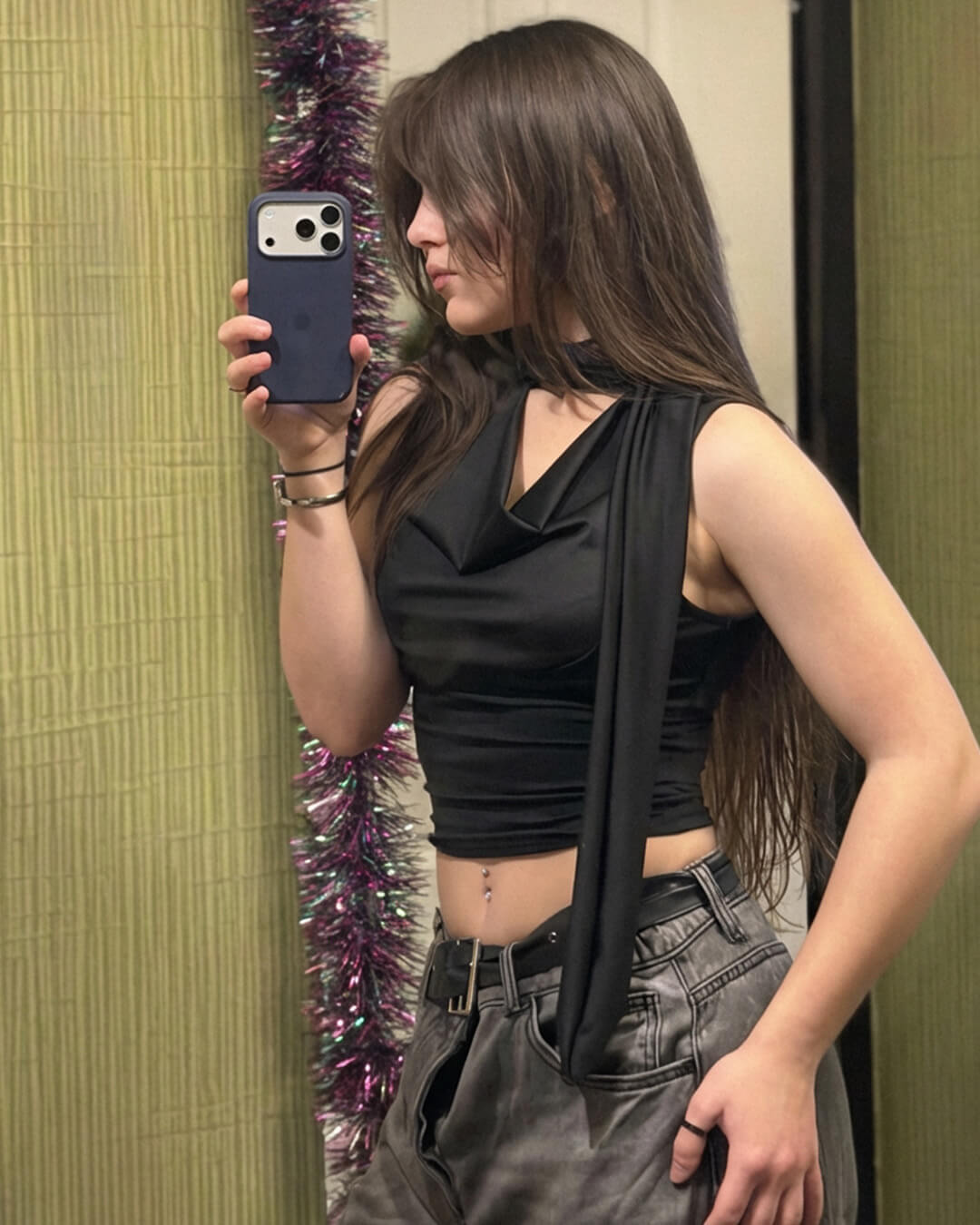 ZEYA - Natasha Tie - Up Sleeveless Top