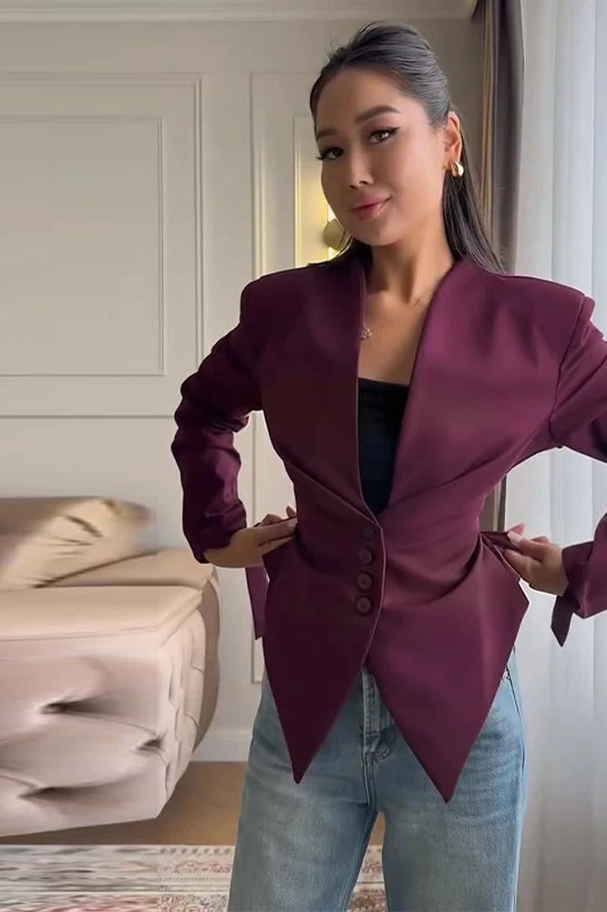 ZEYA - Patricia Structured Cinched Blazer
