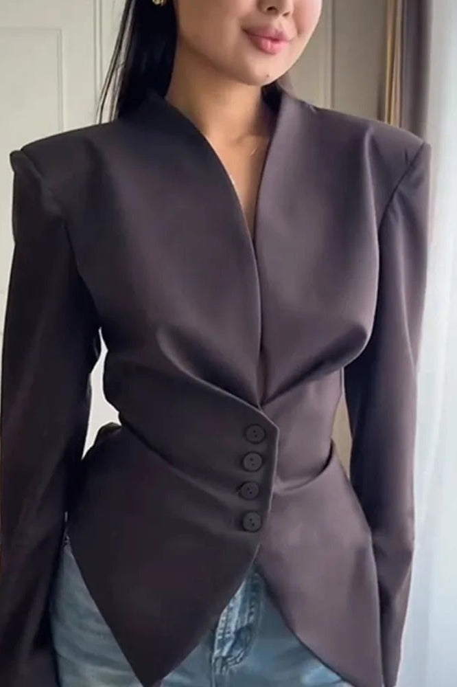 ZEYA - Patricia Structured Cinched Blazer