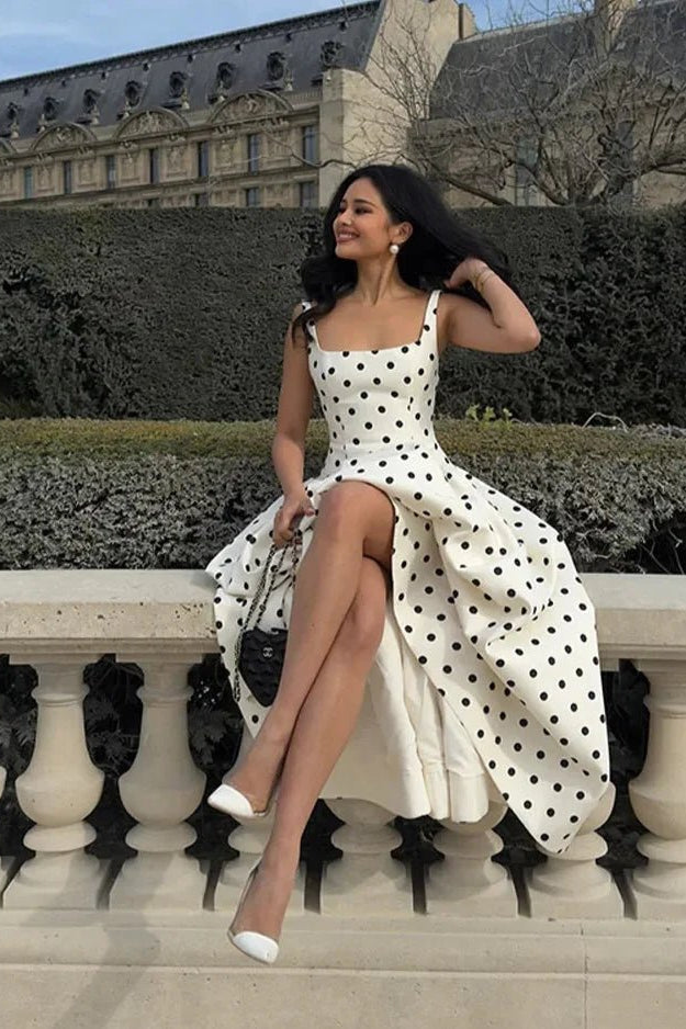 ZEYA - Petra Polka Dot Midi Dress