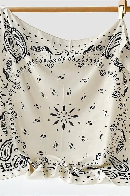 ZEYA - Portia Paisley Square Scarf