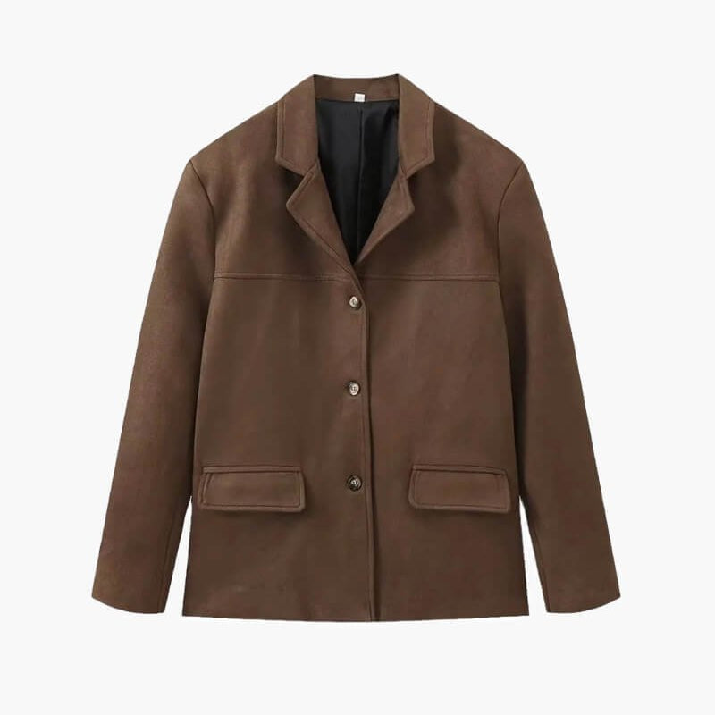 ZEYA - Reva Faux Suede Blazer