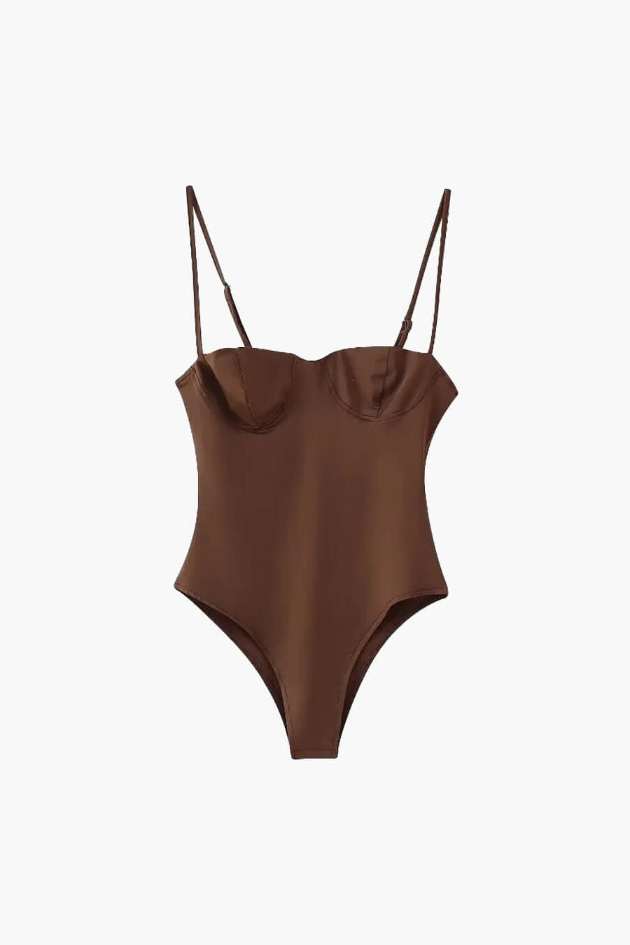 ZEYA - Rina Satin Camisole Bodysuit