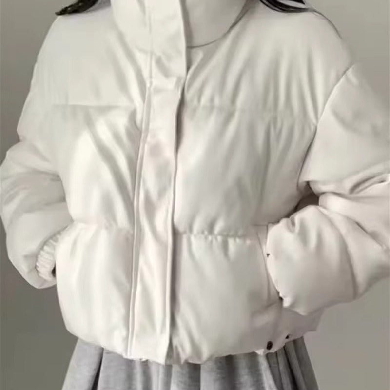 ZEYA - Sammy Faux Leather Puffer Jacket