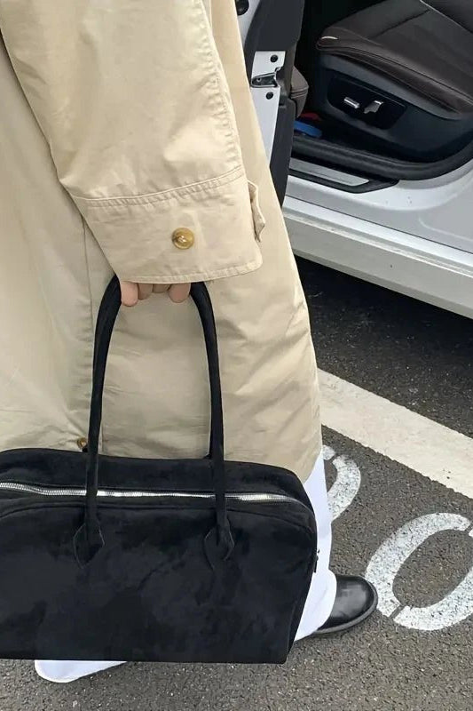 ZEYA - Sofia Vintage Faux Leather Laptop Tote