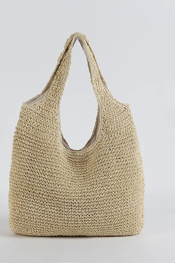 ZEYA - Svea Woven Rattan Tote Bag