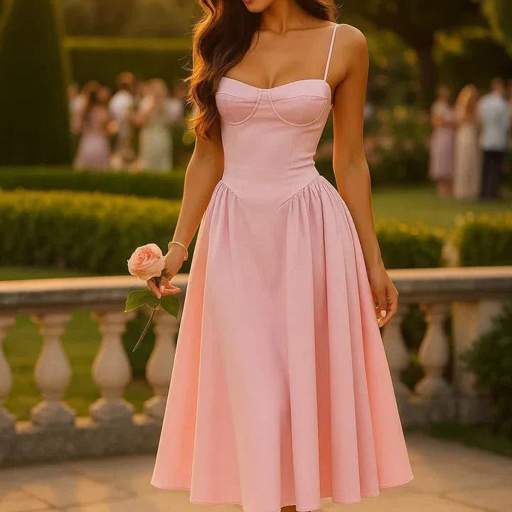 ZEYA - Thomasin Midi Wedding Guest Dress