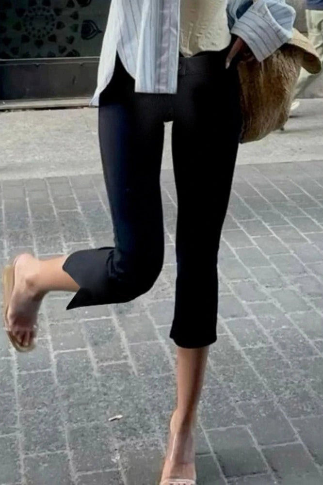 ZEYA - Venice Black Capris Pants
