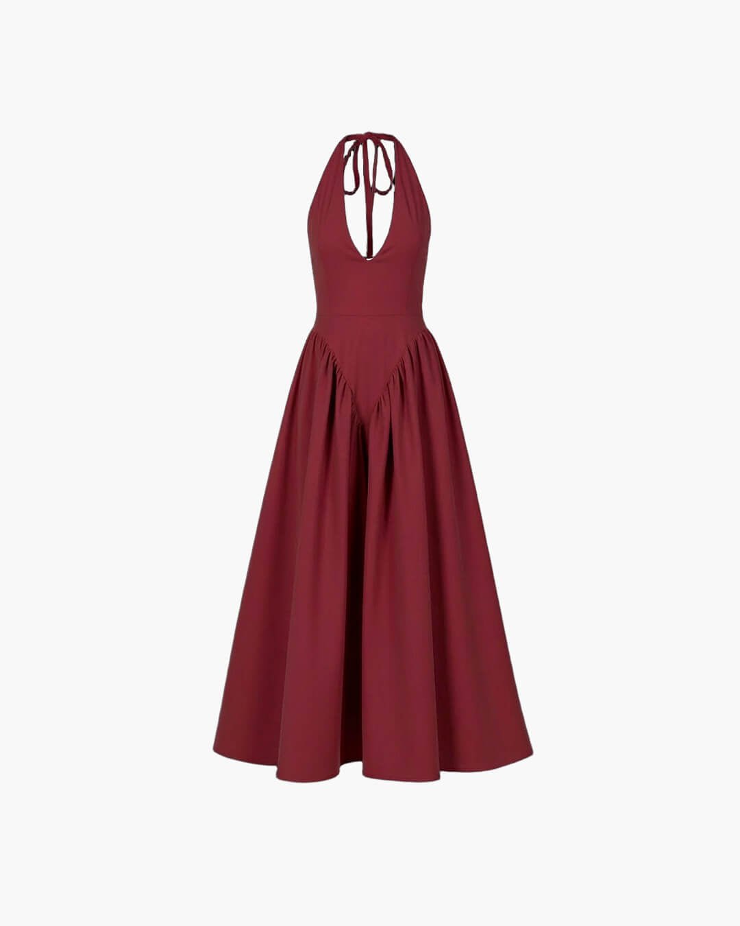 ZEYA - Ximena Deep Neck Maxi Dress