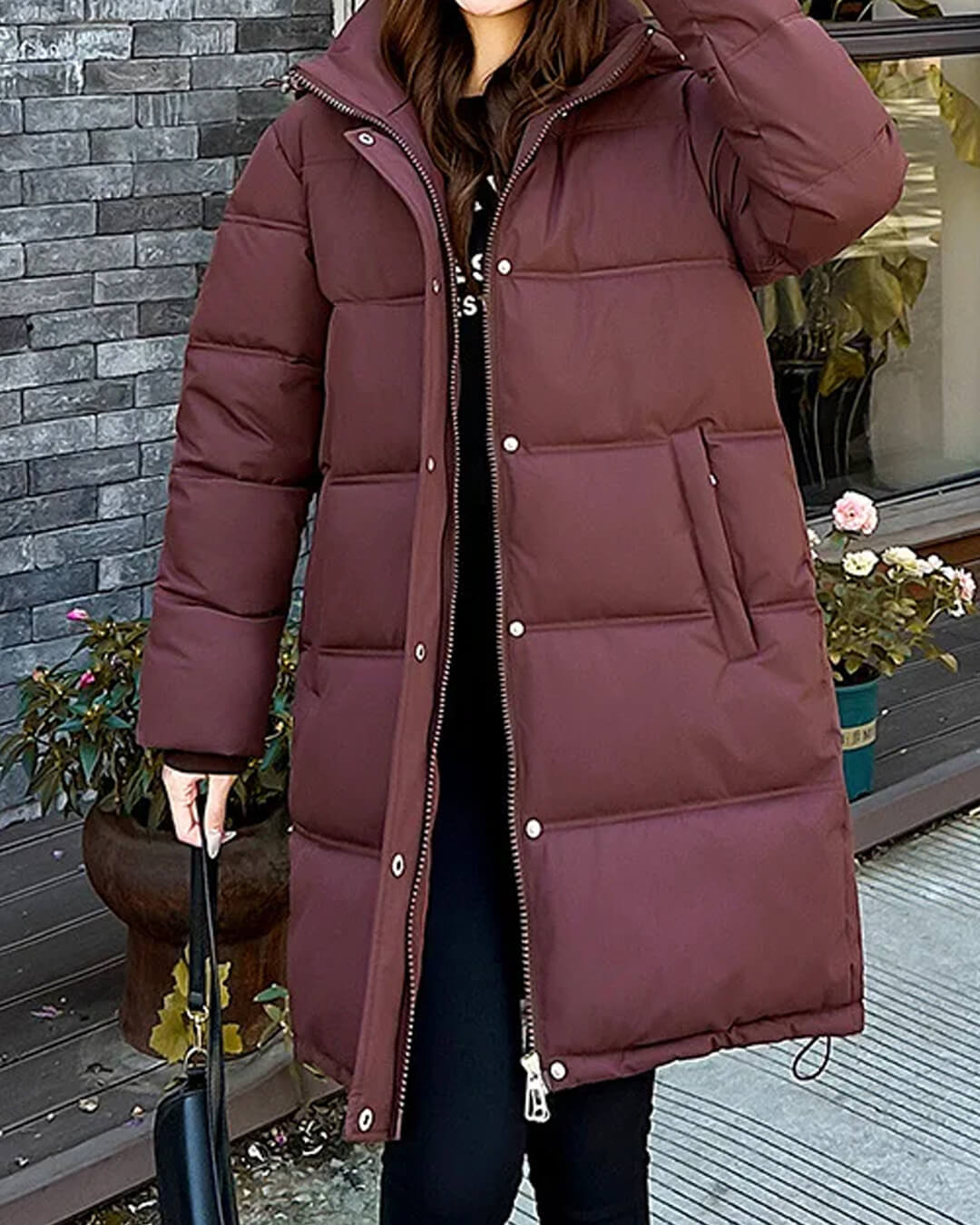 Carlyn Hooded Womens Parka Coat - Mid-Length Winter Jacket for Women, Stylish and Comfortable 0