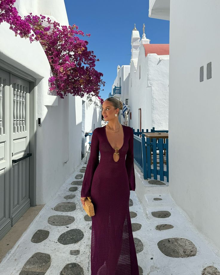 Courtney vestido de playa de punto ajustado