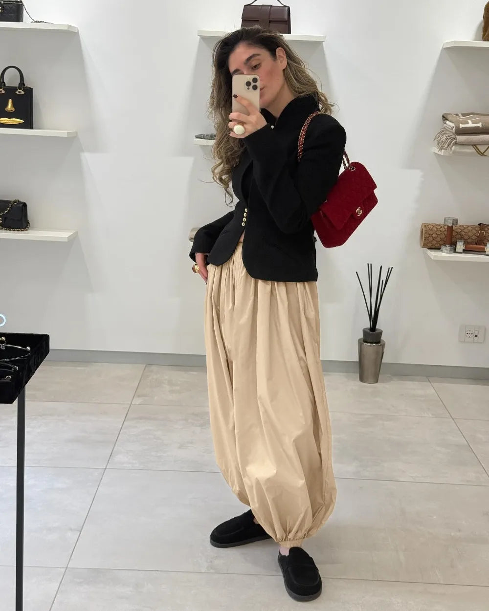 Pantalones balón Kristen de talle alto