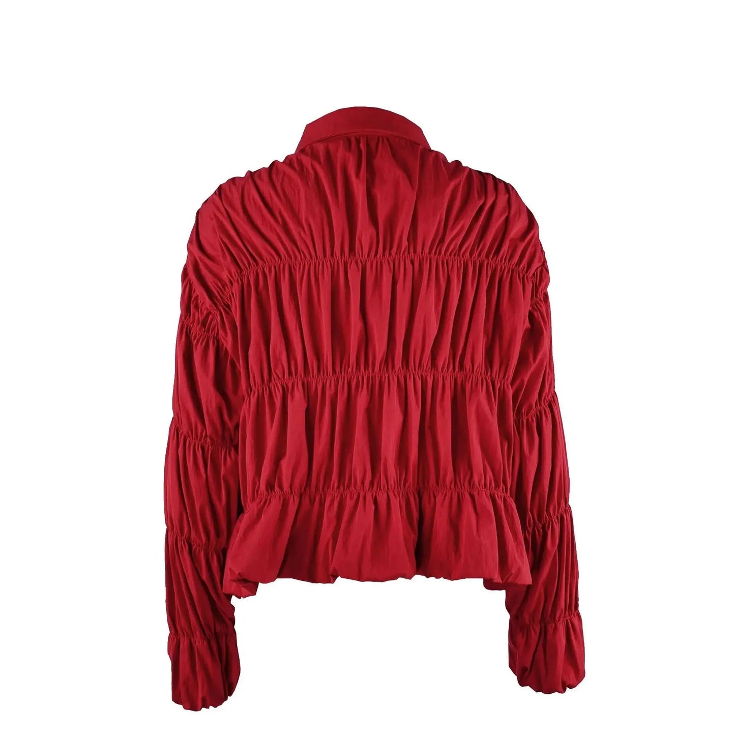 Chaqueta Ellie fruncida con cremallera