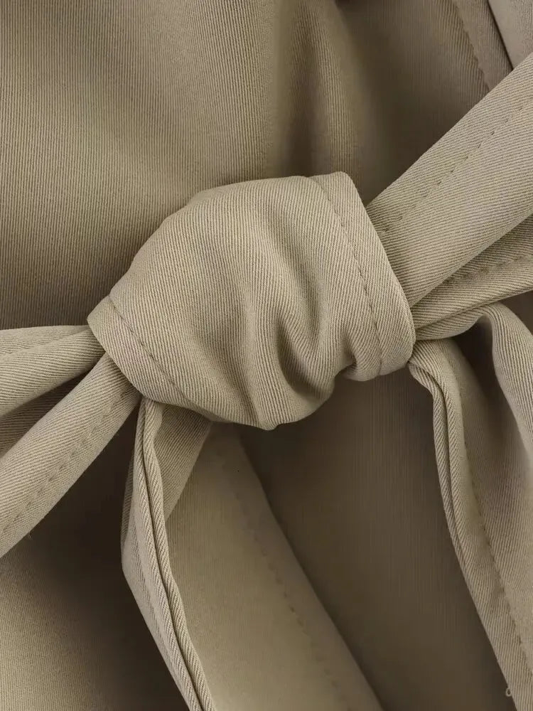 Gabardina extragrande con cinturón Fabienne
