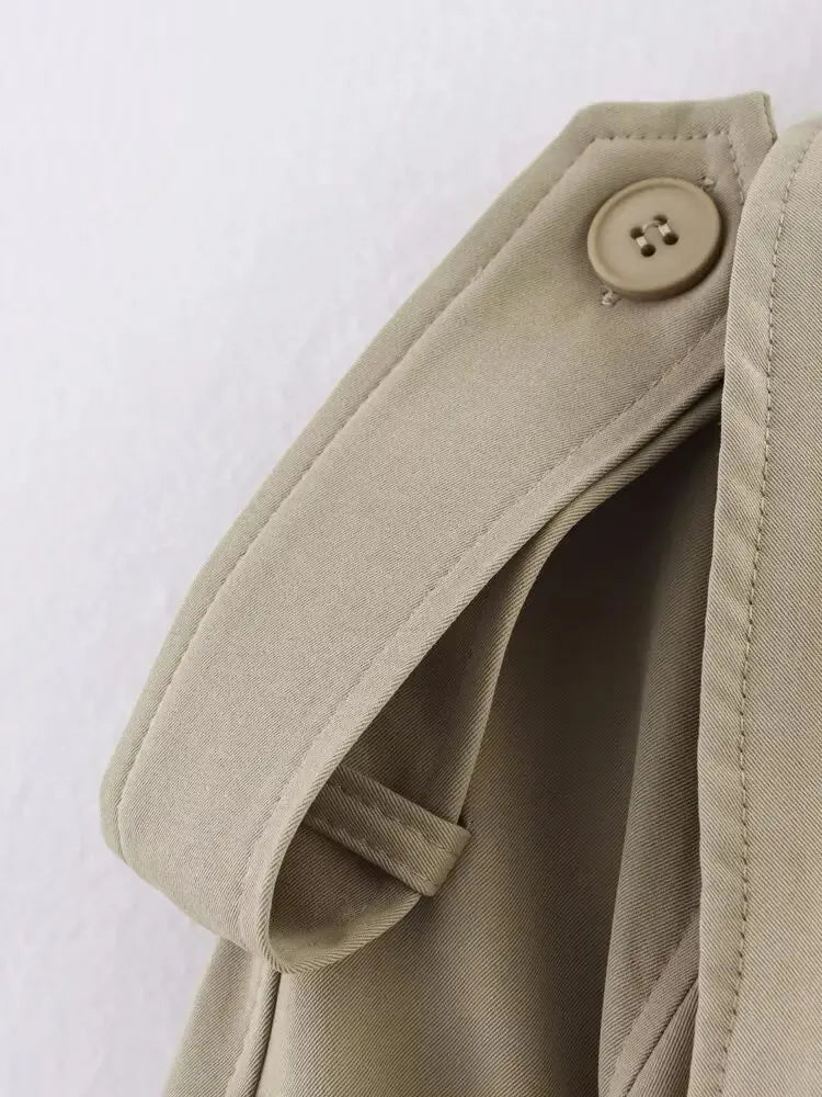 Gabardina extragrande con cinturón Fabienne