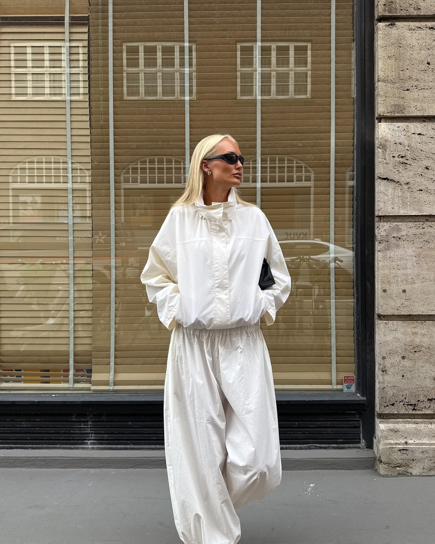 Fiona Funnel Neck Windbreaker Jacket