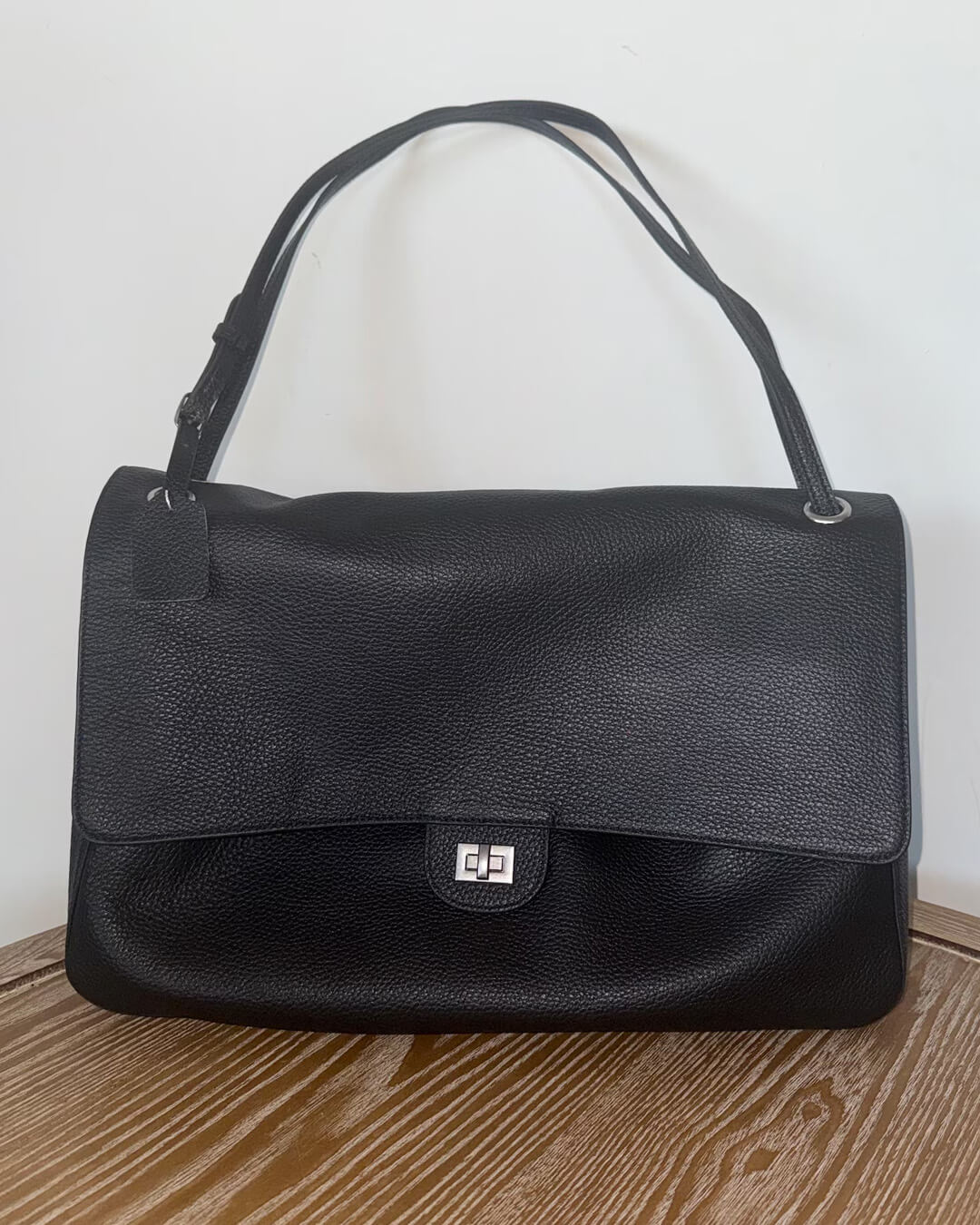 Bolso bandolera de cuero Ava Maxi Flap