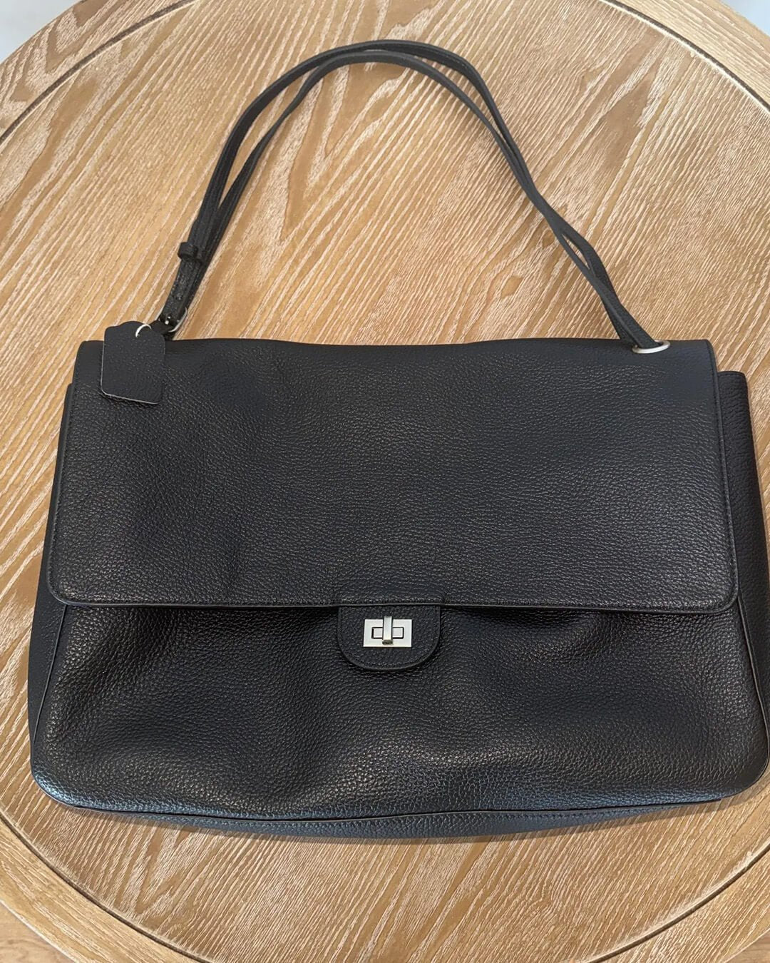 Bolso bandolera de cuero Ava Maxi Flap