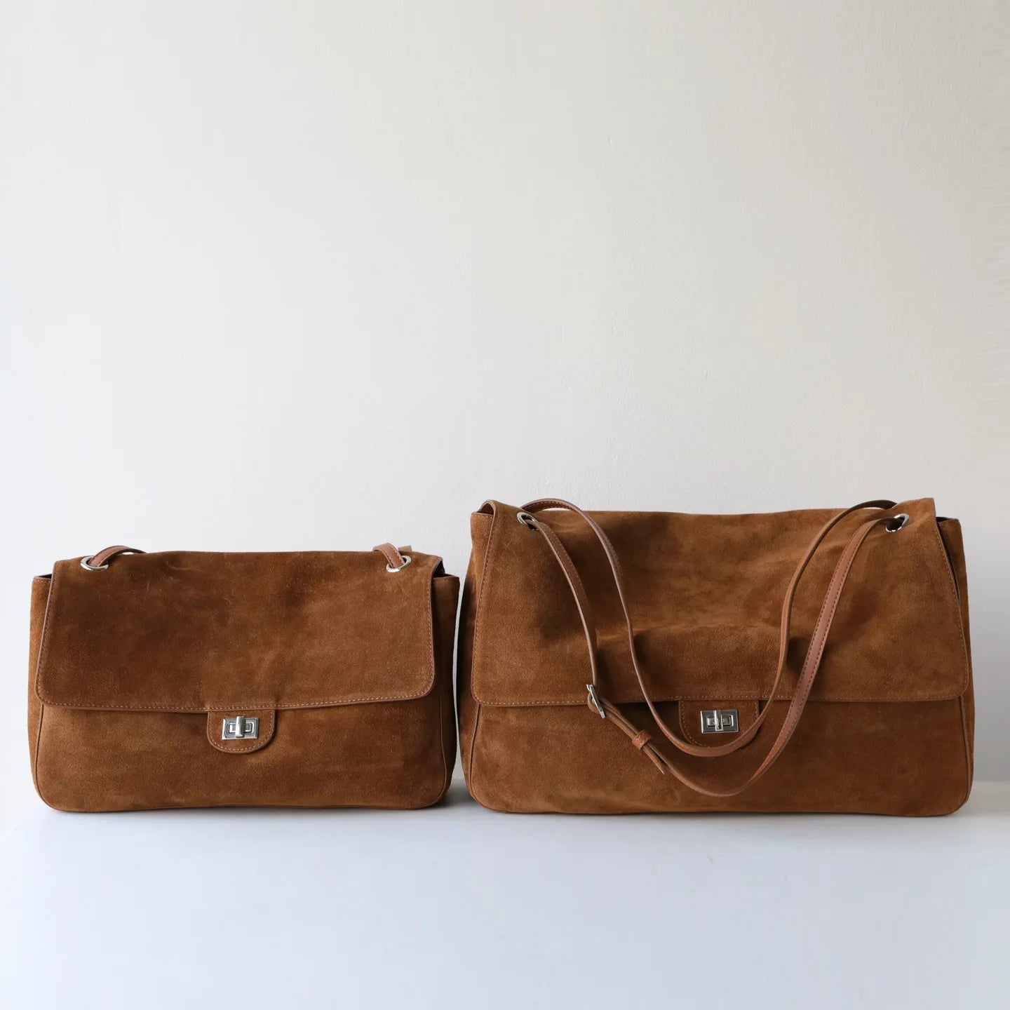 Bolso Tote Retro de Piel de Vaca Lena Frosted