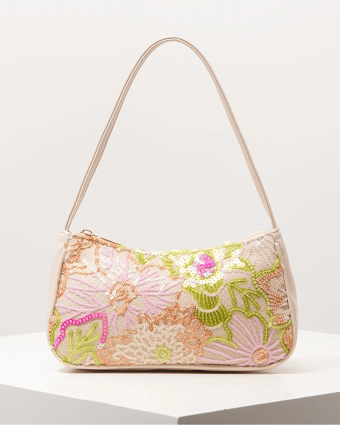 Bolso de hombro Sophia bordado con lentejuelas