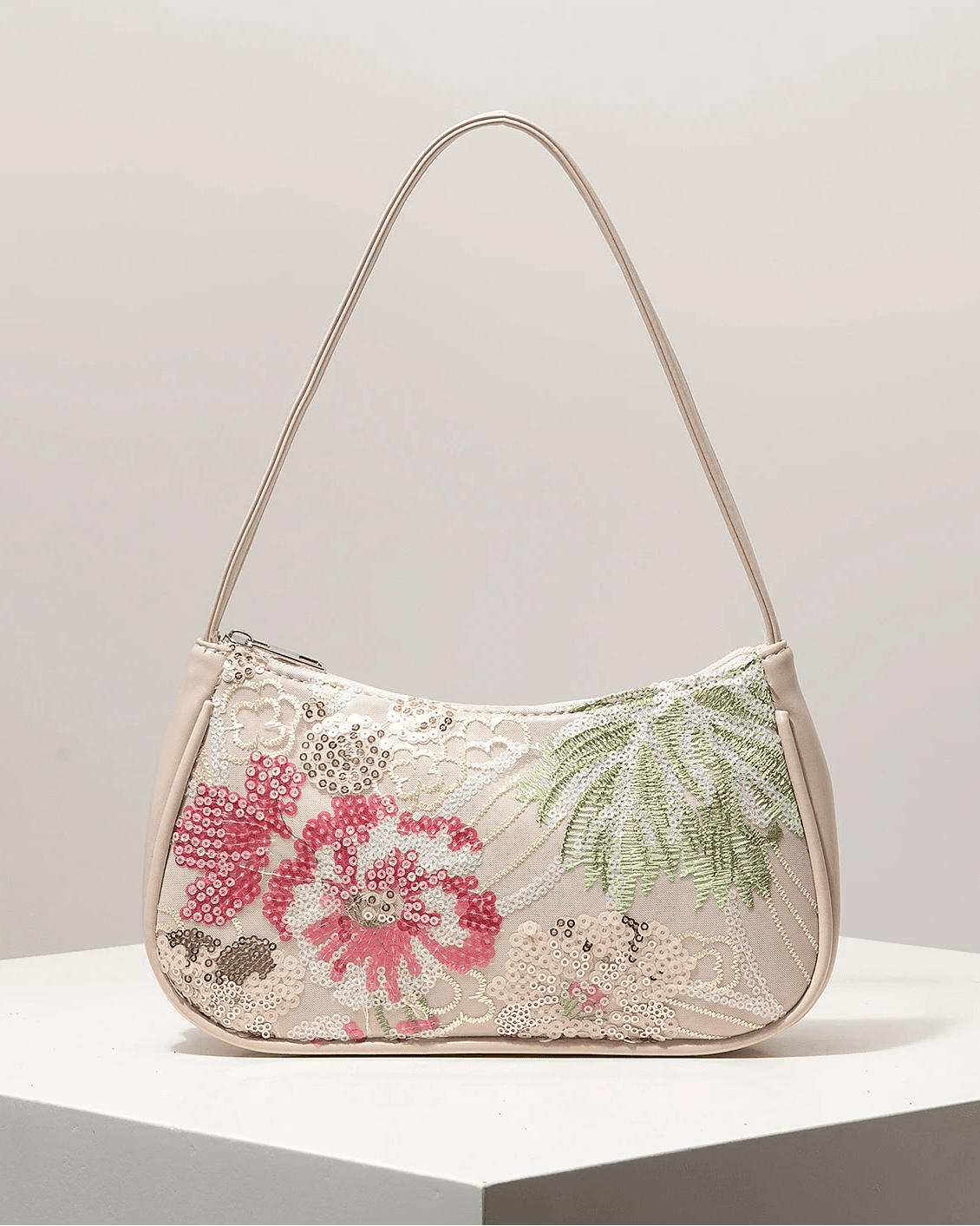 Bolso de hombro Sophia bordado con lentejuelas