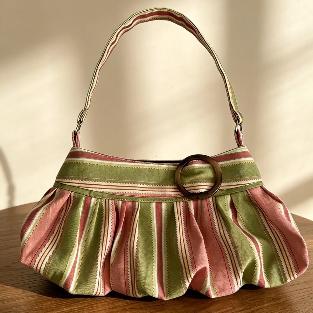Maria Striped Shoulder Bag