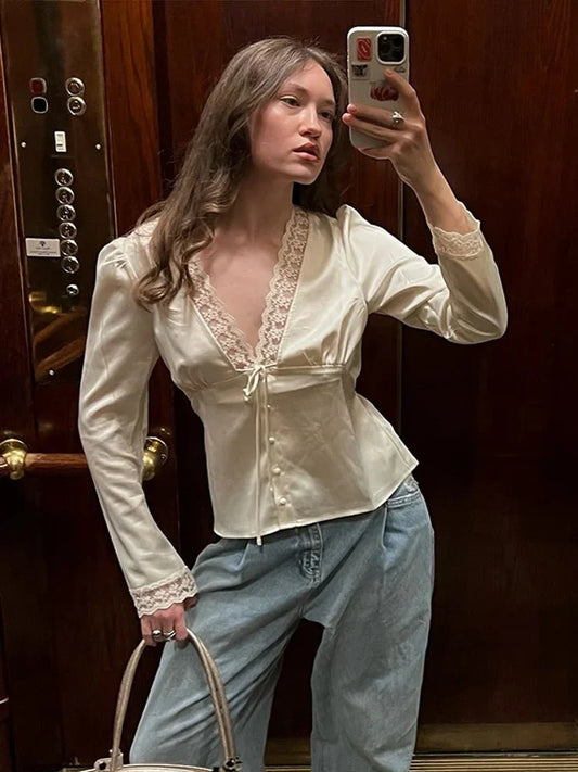Blusa de seda Sophia