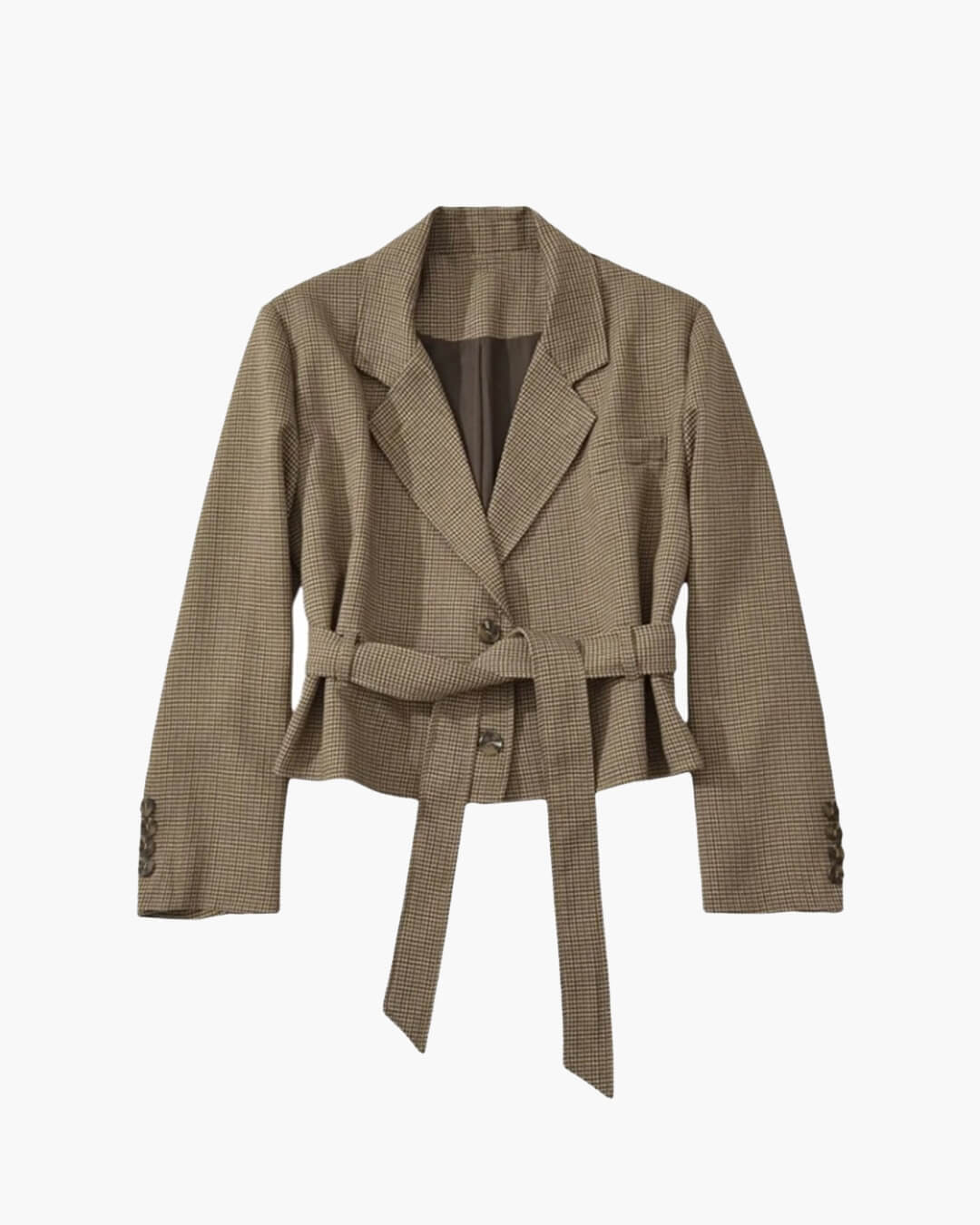 Blazer Ellen de cuadros pata de gallo