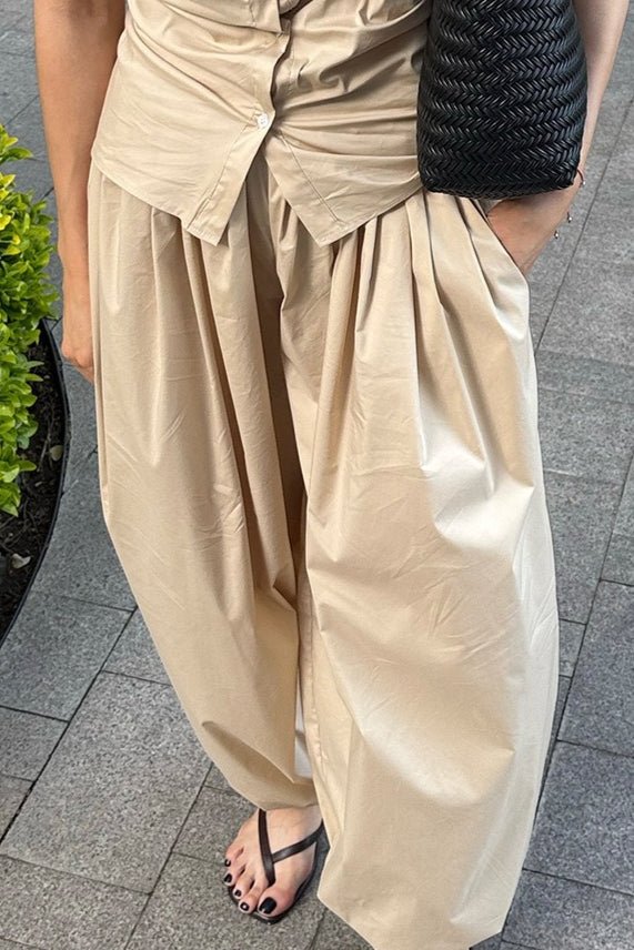 Pantalón baggy Fenella con cintura elástica