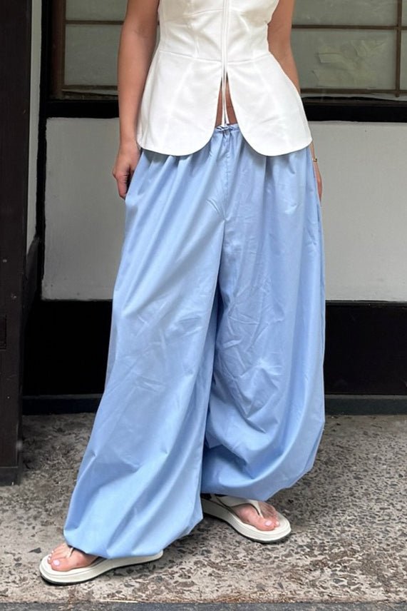 Pantalón baggy Fenella con cintura elástica