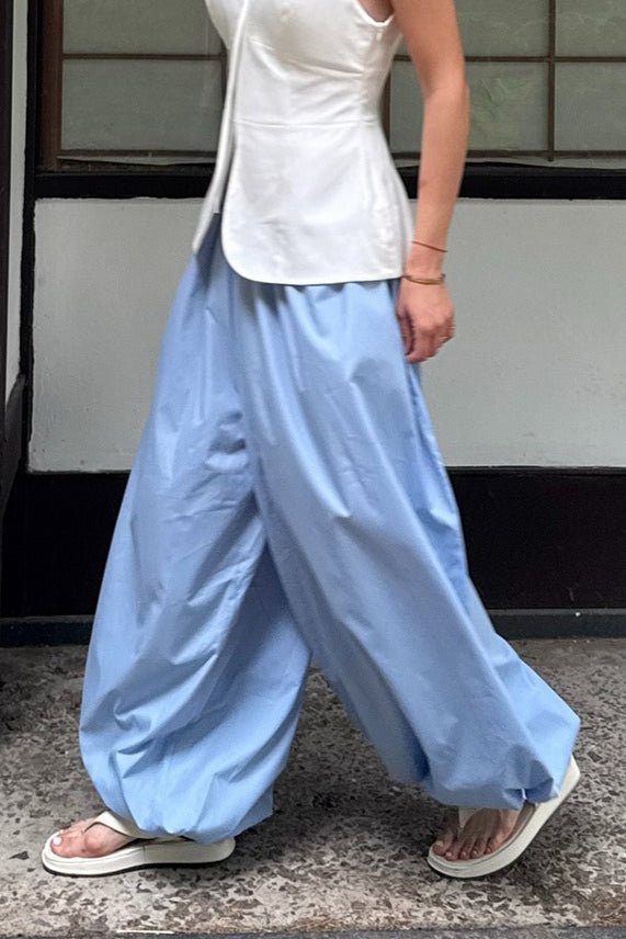 Pantalón baggy Fenella con cintura elástica