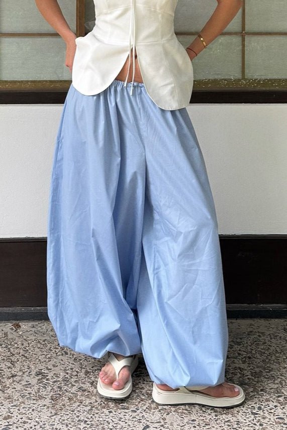 Pantalón baggy Fenella con cintura elástica