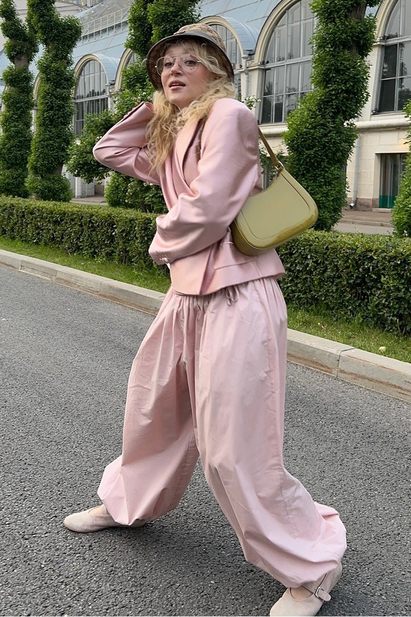 Pantalón baggy Fenella con cintura elástica
