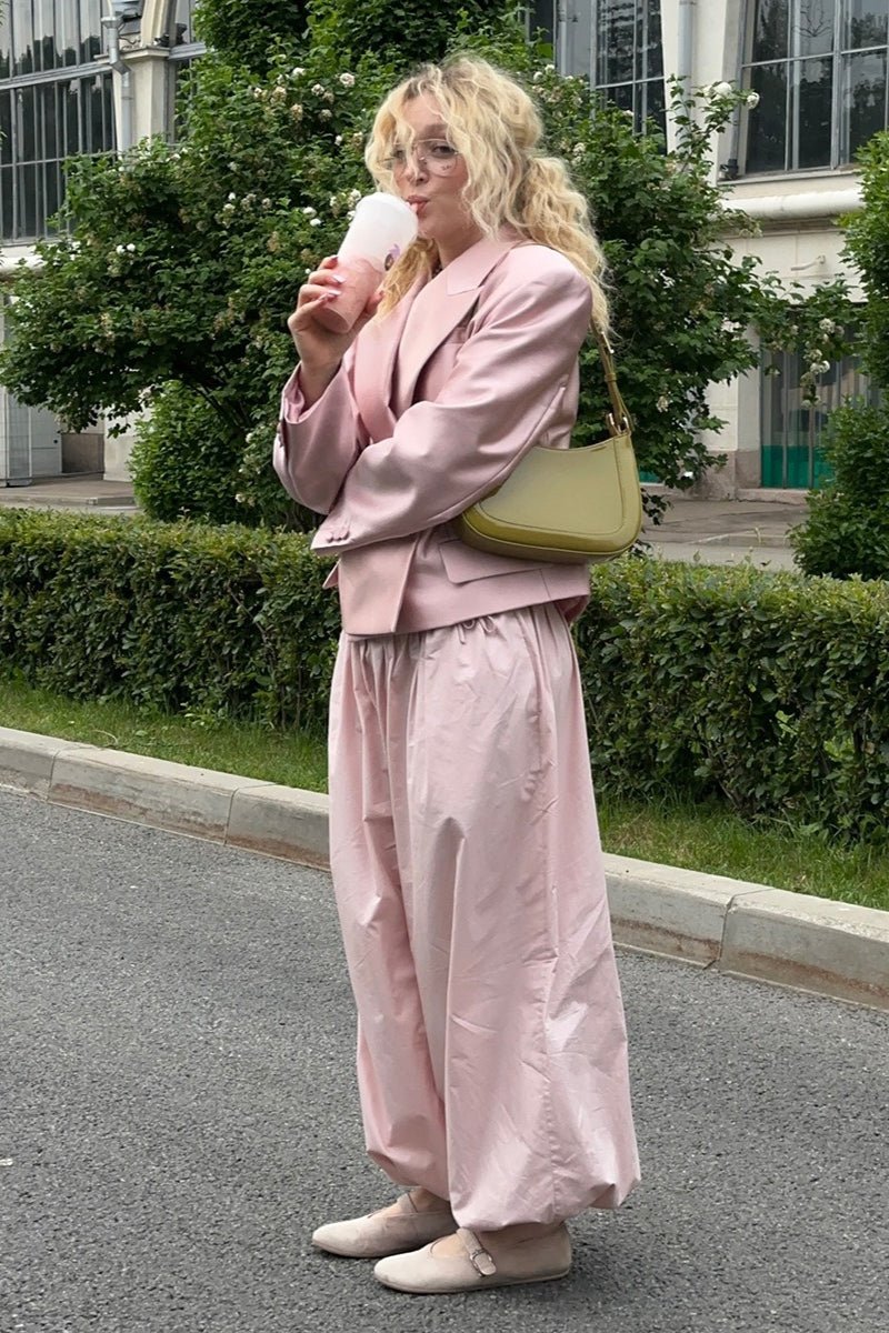 Pantalón baggy Fenella con cintura elástica