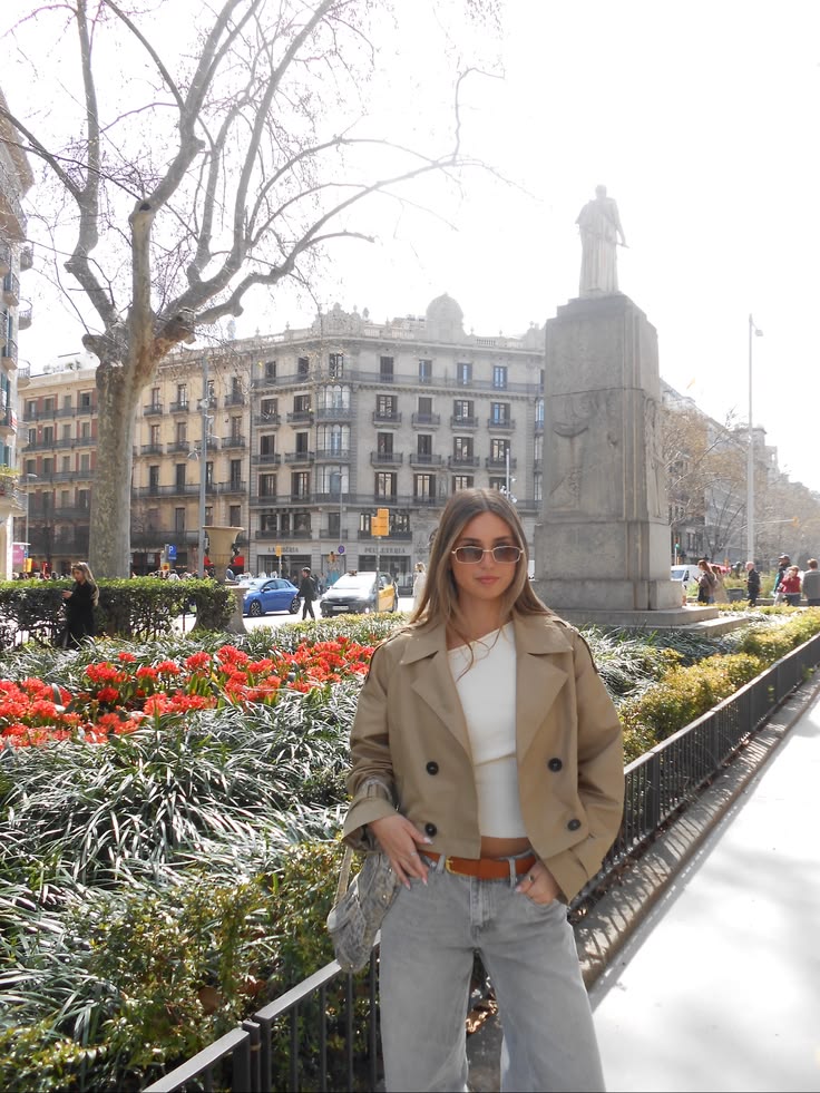 Gabardina Carla corta cruzada