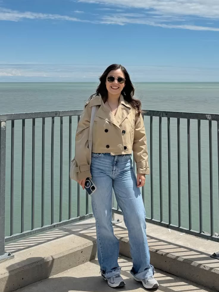 Gabardina Carla corta cruzada