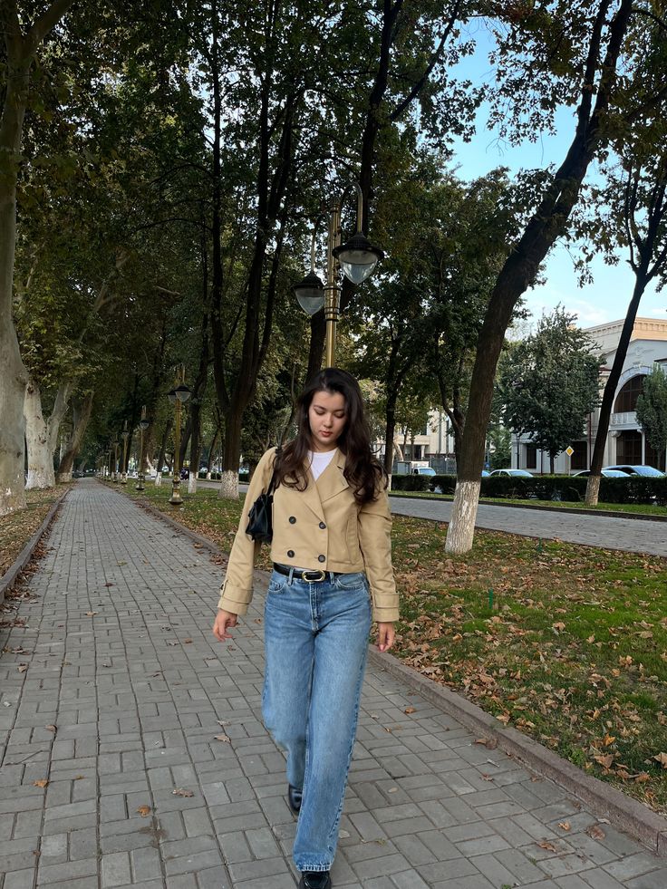 Gabardina Carla corta cruzada