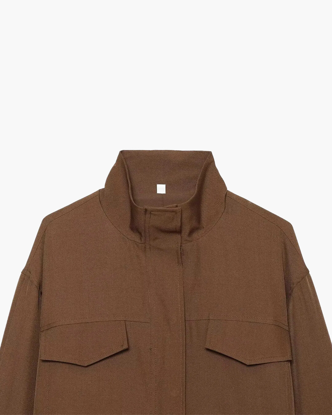 Amelie Brown Zip Jacket