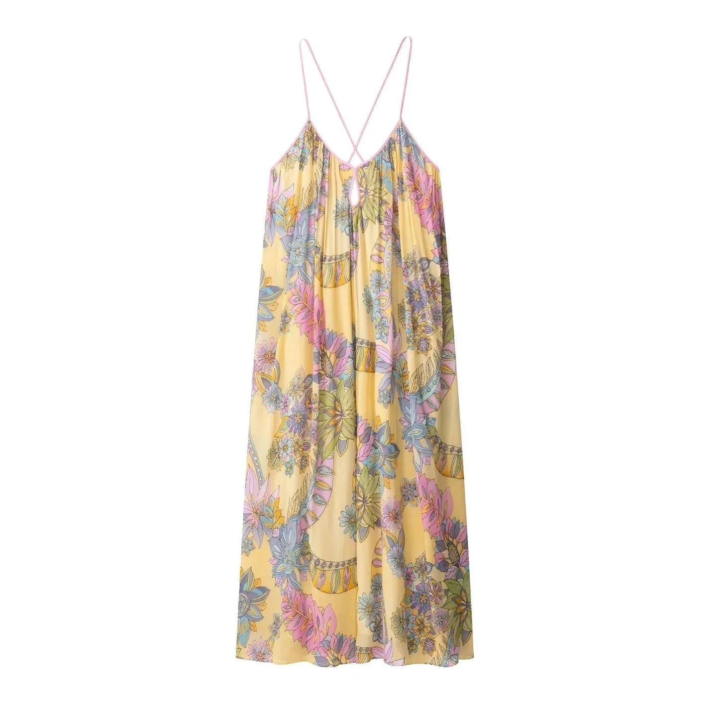 Betty Floral Chiffon Cami Dress