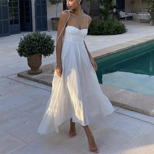 Yesha vestido midi de volantes