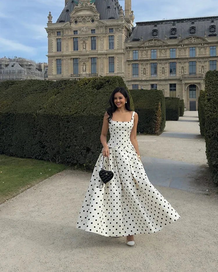 Vestido midi Petra de lunares