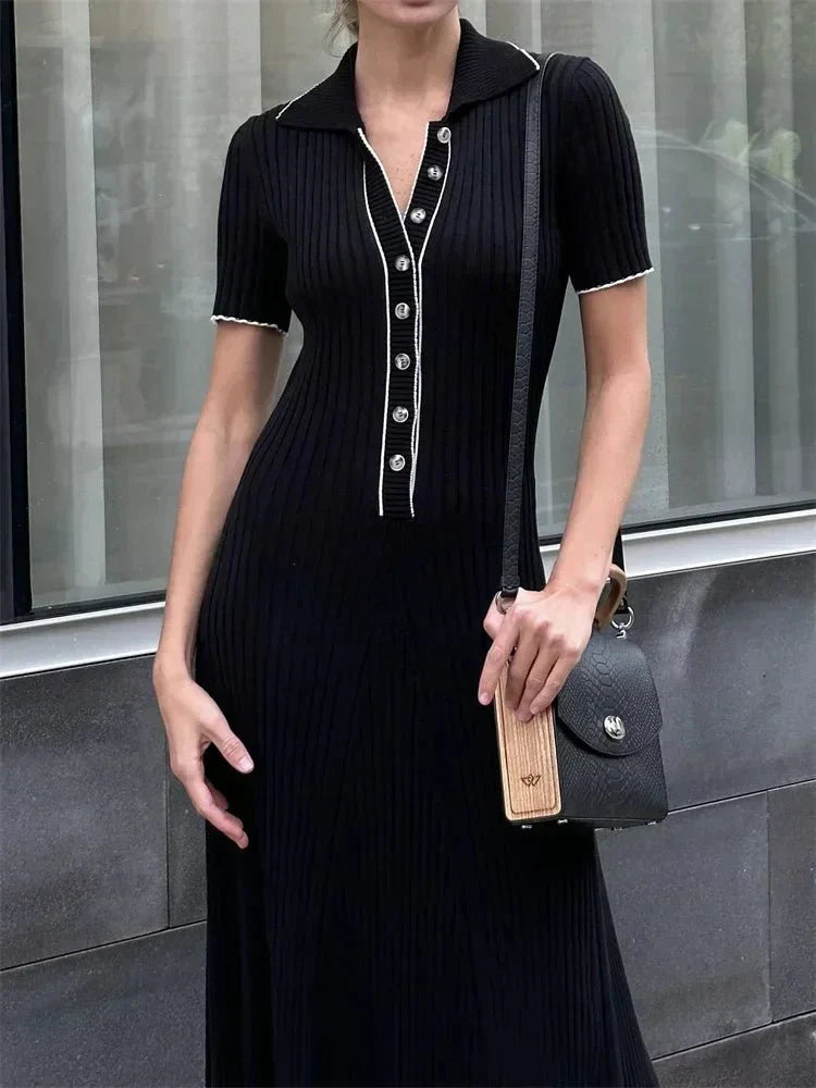 Vestido de punto tricot Sienna