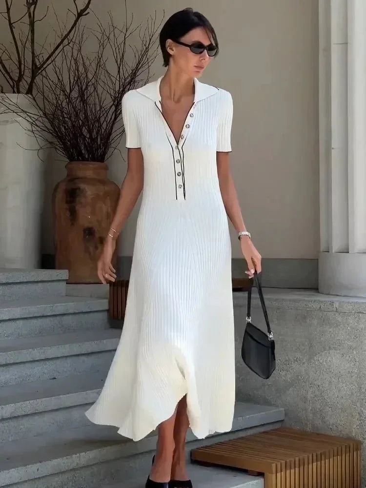 Vestido de punto tricot Sienna