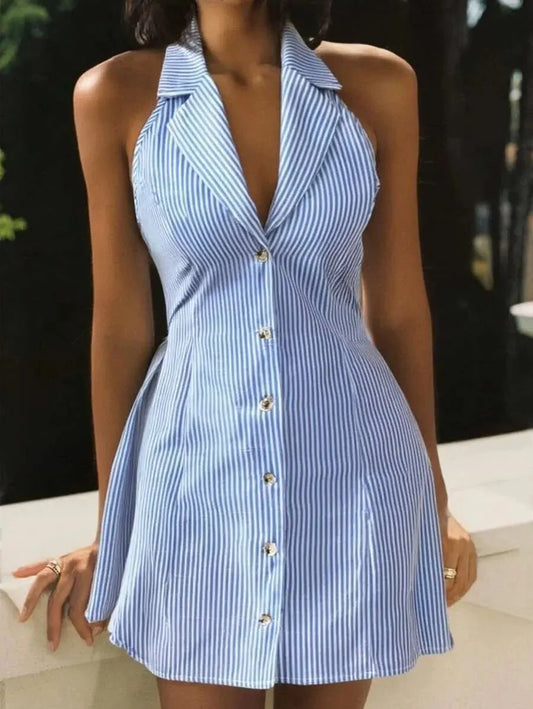 Vestido mini Chrissy con lazo mariposa