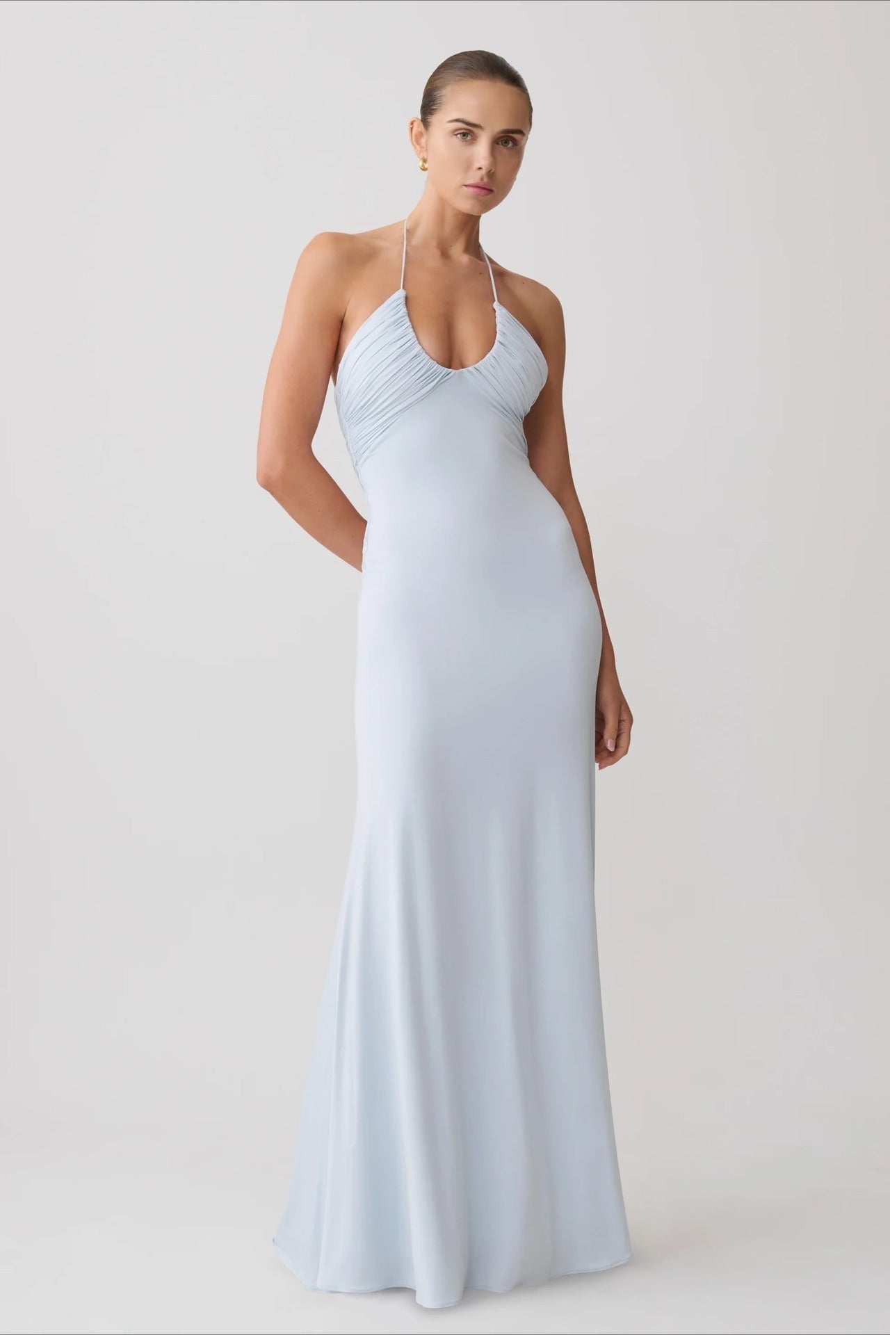 Vestido Effie Halter Mermaid Maxi