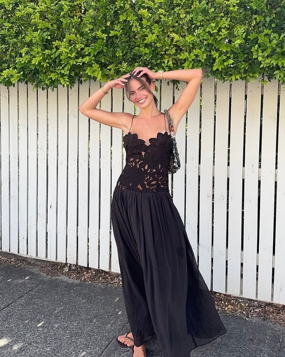Kelli Lace Mesh Halter Evening Dress