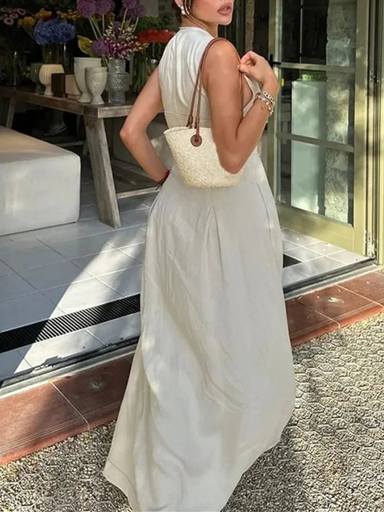 Vestido midi sin mangas Celia