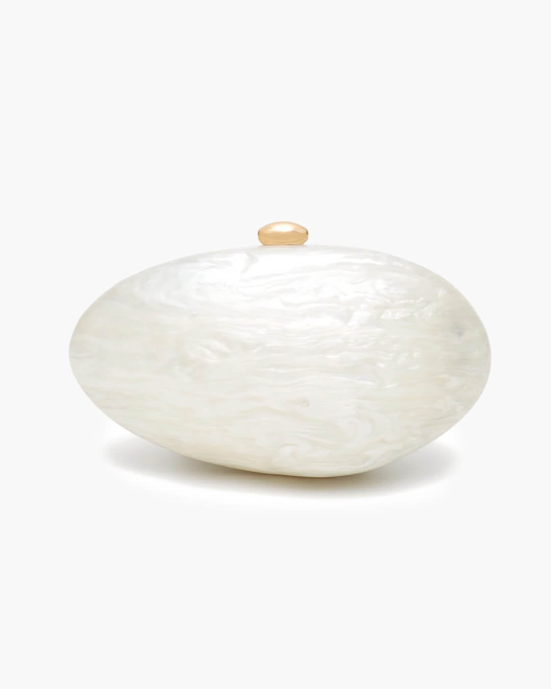 Sophia clutch acrílica con forma de concha