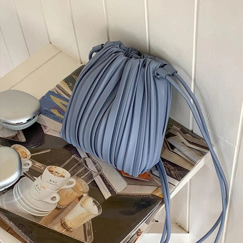 Bolso bandolera mini plisado Sadie