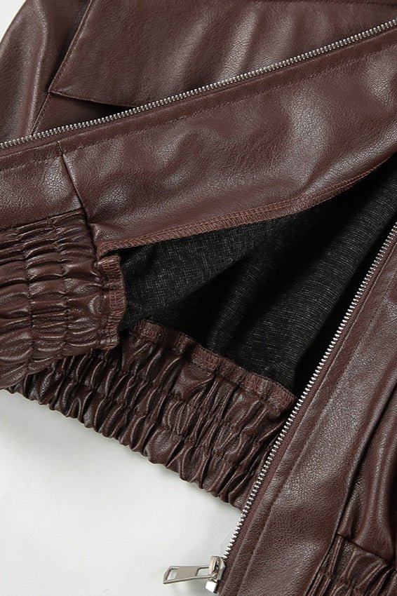 Jenny chaqueta vintage de polipiel